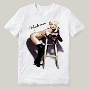 T-Shirt Classic Madonna Tour Vintage Pop Music Fan Tee